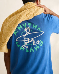 Polera Hombre Jaunt Vintage - Cobalt