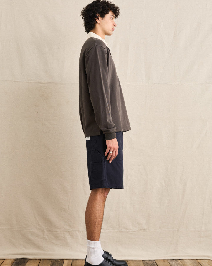 Polera Hombre Koa Vintage Rugby LS Polo - Olive