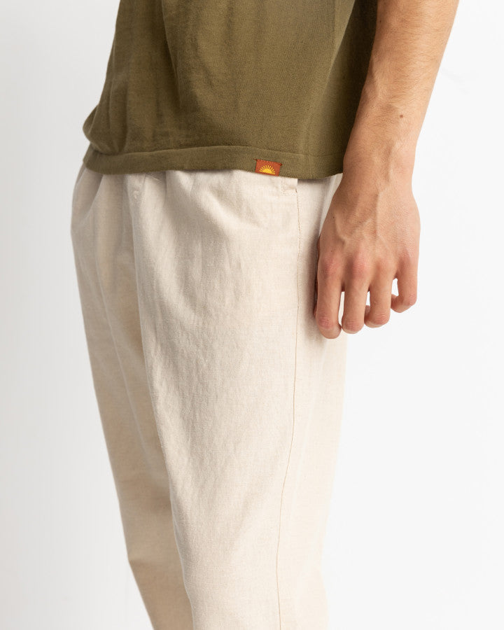 Pantalón Hombre Linen Jam - Bone