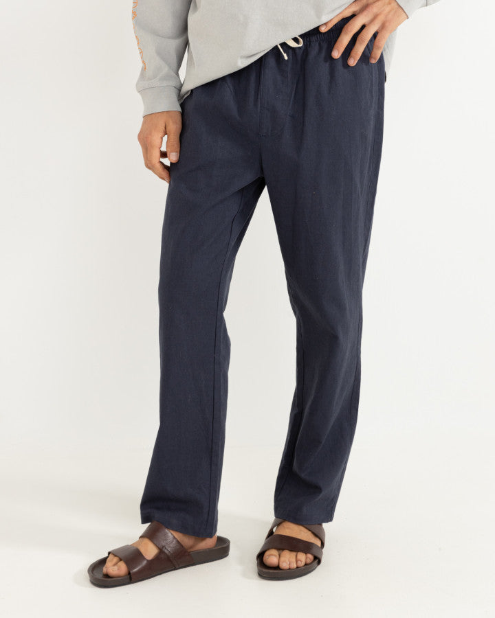 Pantalón Hombre Linen - Navy