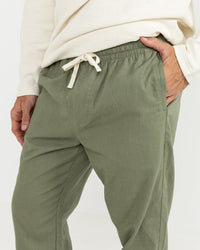 Pantalón Hombre Linen - Olive