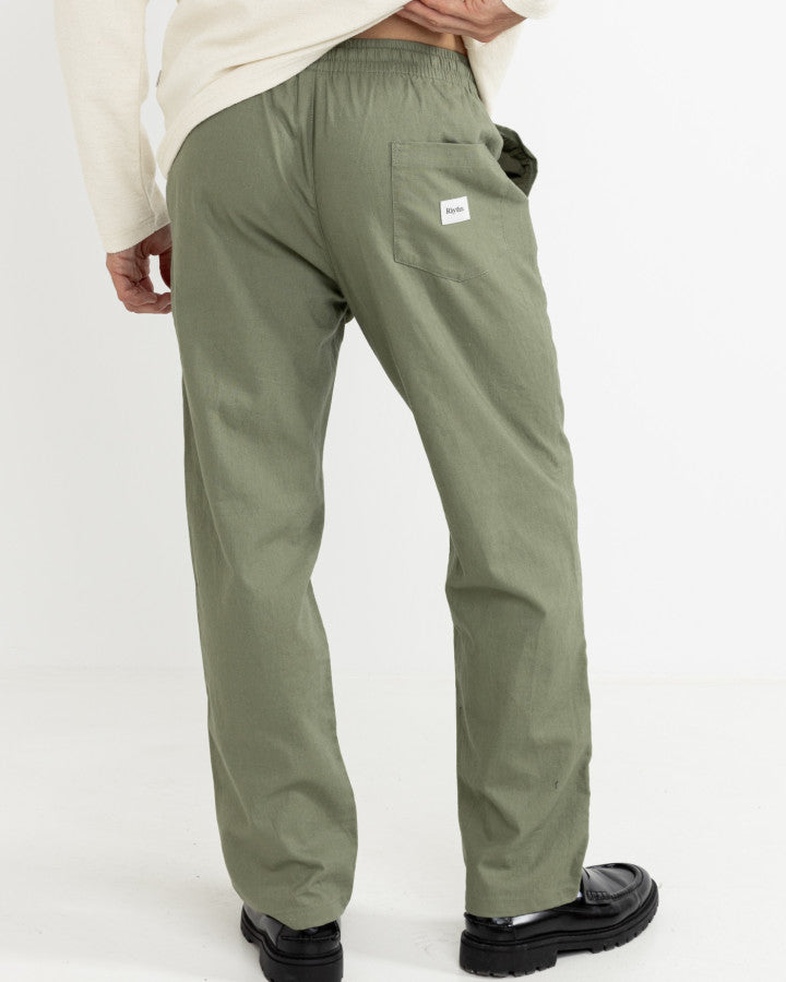 Pantalón Hombre Linen - Olive