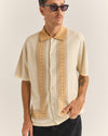 Camisa Hombre Loma Knitted - Natural