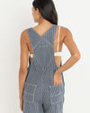 Jardinera Mujer Marseille Short Overall - Indigo Stripe