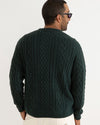 Sweater Hombre Mohair Fishermans - Pine