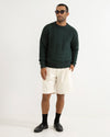 Sweater Hombre Mohair Fishermans - Pine