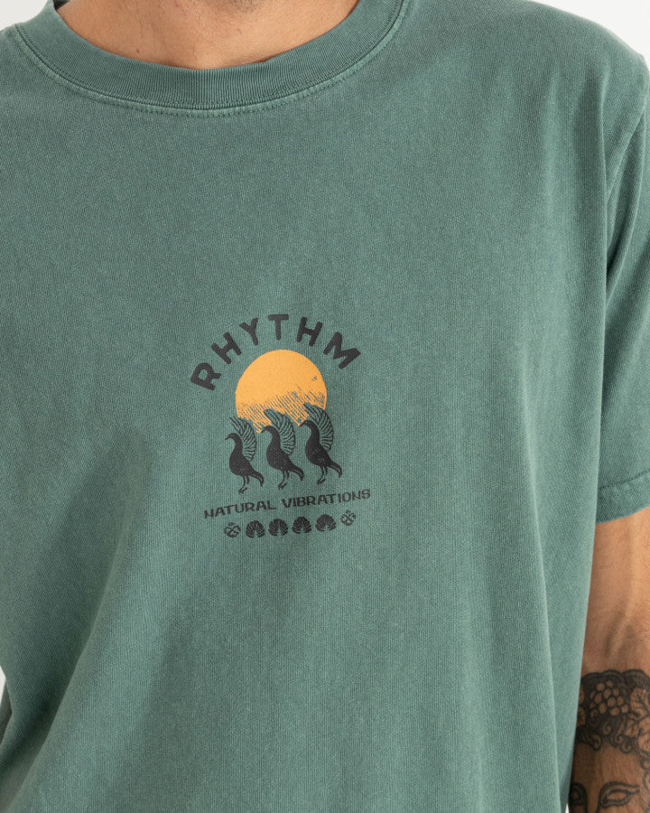 Polera Hombre Natural Vibrations Vintage - Green