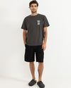 Polera Hombre New Realm Vintage - Black
