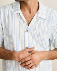 Camisa Hombre Novelty Stripe Shirt - White