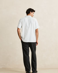Camisa Hombre Novelty Stripe Shirt - White