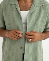 Camisa Hombre Oasis Shirt - Desert Grass