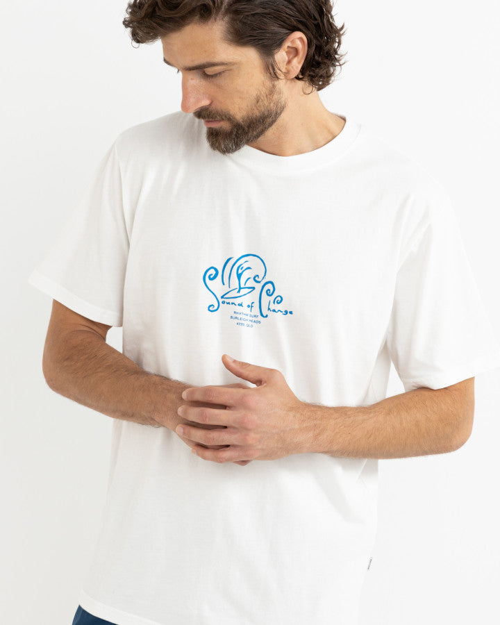 Polera Hombre Ola - White