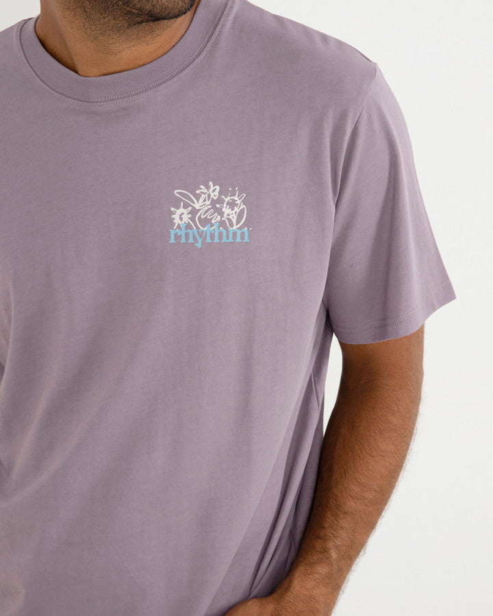 Polera Hombre Old Growth Livin - Plum
