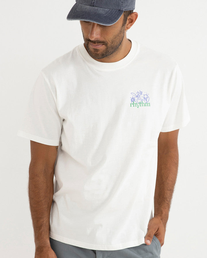 Polera Hombre Old Growth Livin - Vintage White