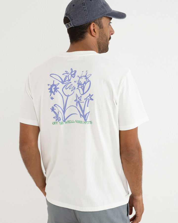 Polera Hombre Old Growth Livin - Vintage White