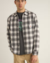 Camisa Hombre Plaid Flannel Shirt - Ash
