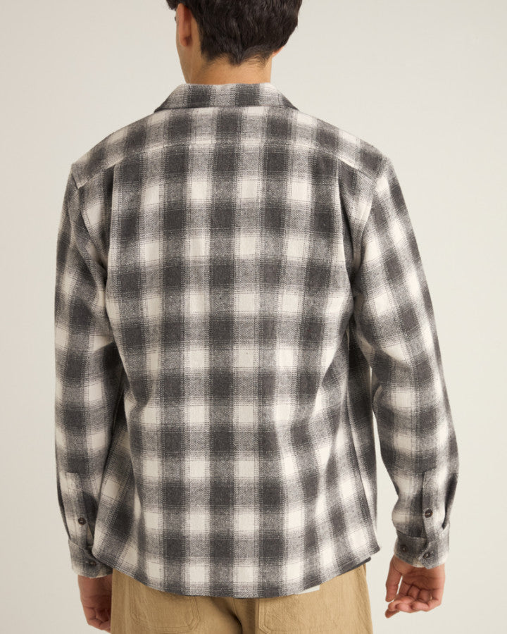 Camisa Hombre Plaid Flannel Shirt - Ash