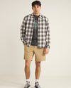 Camisa Hombre Plaid Flannel Shirt - Ash