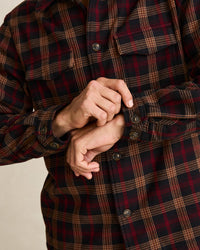 Camisa Hombre Polar Bond Flannel - Vintage Black