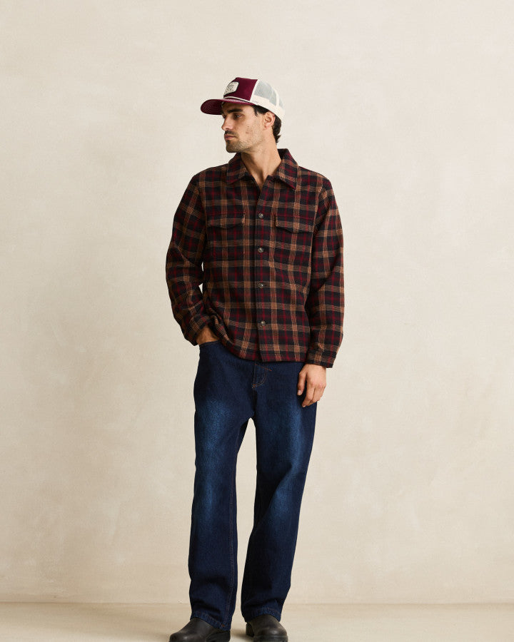 Camisa Hombre Polar Bond Flannel - Vintage Black