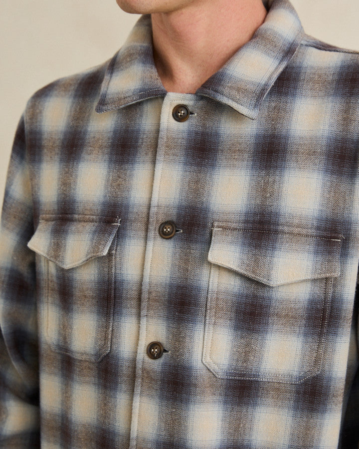 Camisa Hombre Polar Bond Flannel - Smoke
