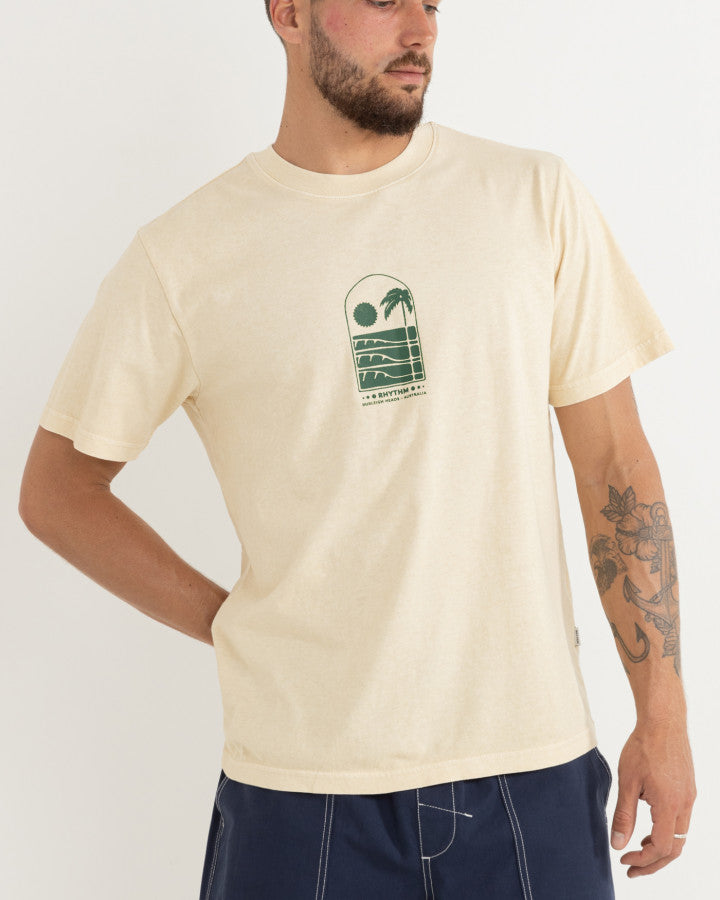 Polera Hombre Portal Vintage - Natural