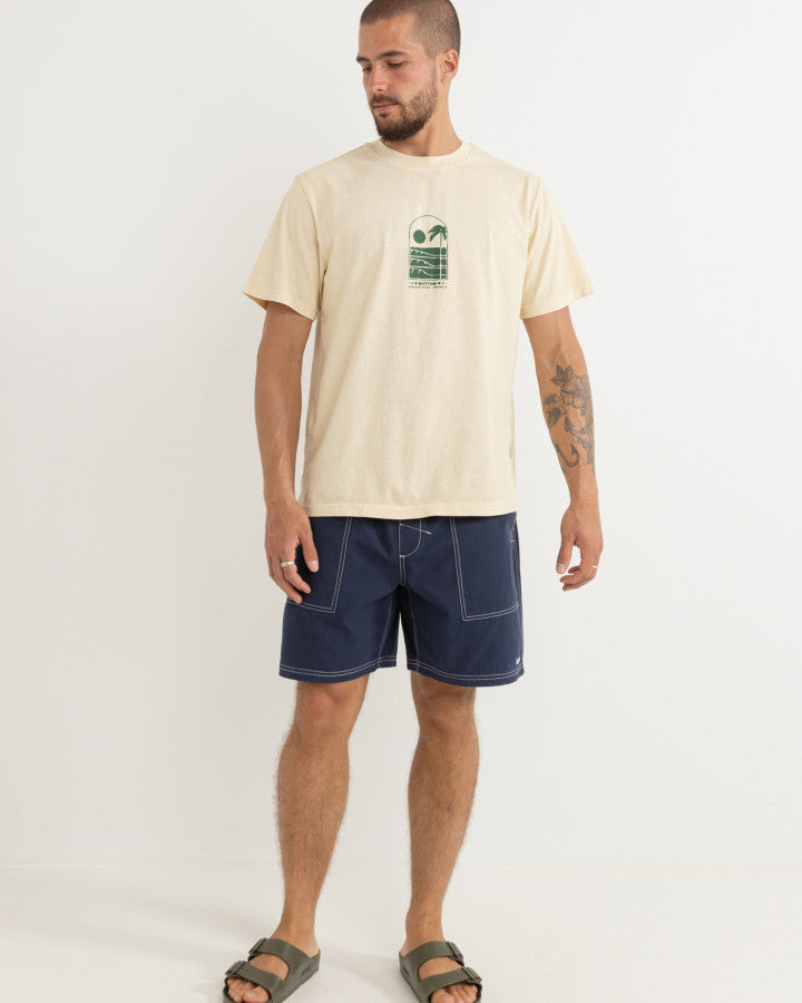 Polera Hombre Portal Vintage - Natural