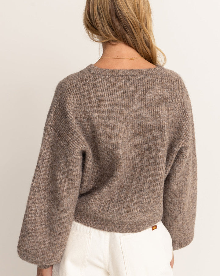 Sweater Mujer Quinn Knit Jumper - Oatmeal