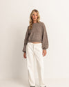 Sweater Mujer Quinn Knit Jumper - Oatmeal
