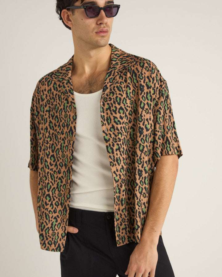 Camisa Hombre Relaxed Leo Shirt - Mustard