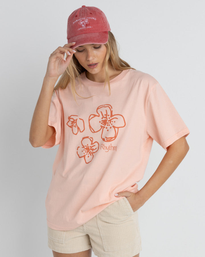 Jockey Sanctuary Floral Cap - Red