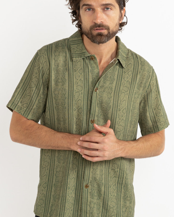 Camisa Hombre Scale Shirt - Olive