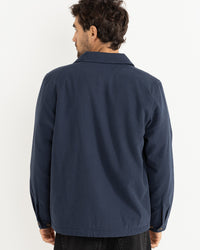 Chaqueta Hombre Sherpa Lined Work Shirt - Navy