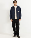 Chaqueta Hombre Sherpa Lined Work Shirt - Navy