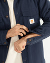 Chaqueta Hombre Sherpa Lined Work Shirt - Navy