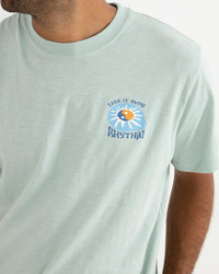 Polera Hombre Slow Down Slub - Mint