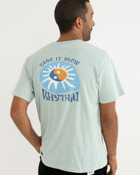 Polera Hombre Slow Down Slub - Mint