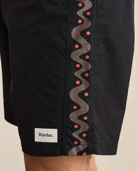 Traje de Baño Hombre Snake Trials Trunk - Black