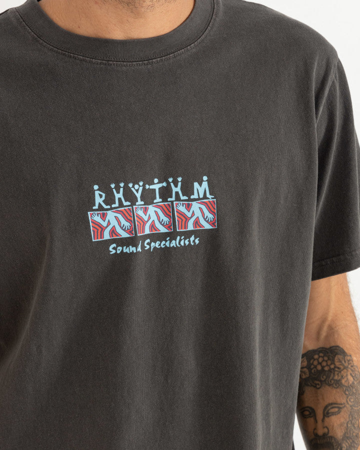 Polera Hombre Sound Specialist Vintage - Black
