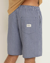 Short Hombre Stripe Box Jam - Navy
