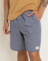 Short Hombre Stripe Box Jam - Navy