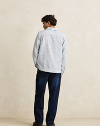 Camisa Hombre Striped Linen Shirt - Vintage Blue