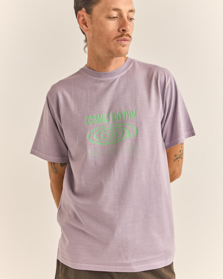 Polera Hombre Swirl Vintage - Plum