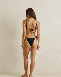 Bikini Top Tidewave Slide Tri - Black