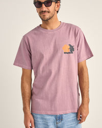 Polera Hombre Tropic Radio Vintage - Grape