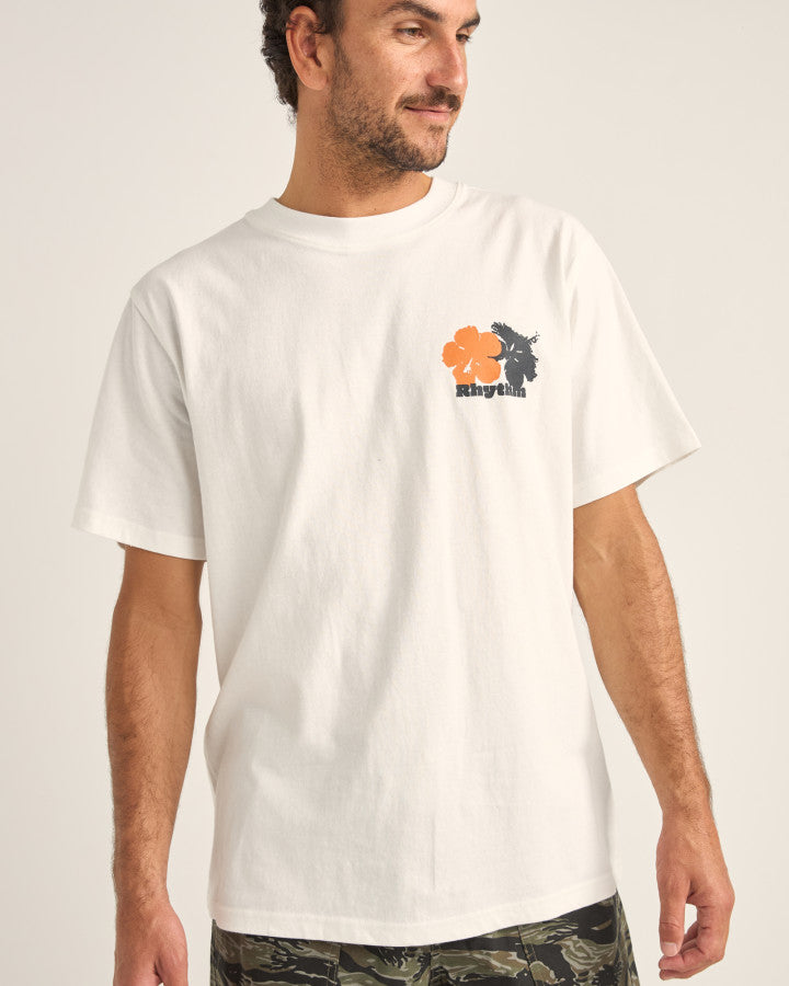 Polera Hombre Tropic Radio Vintage - White
