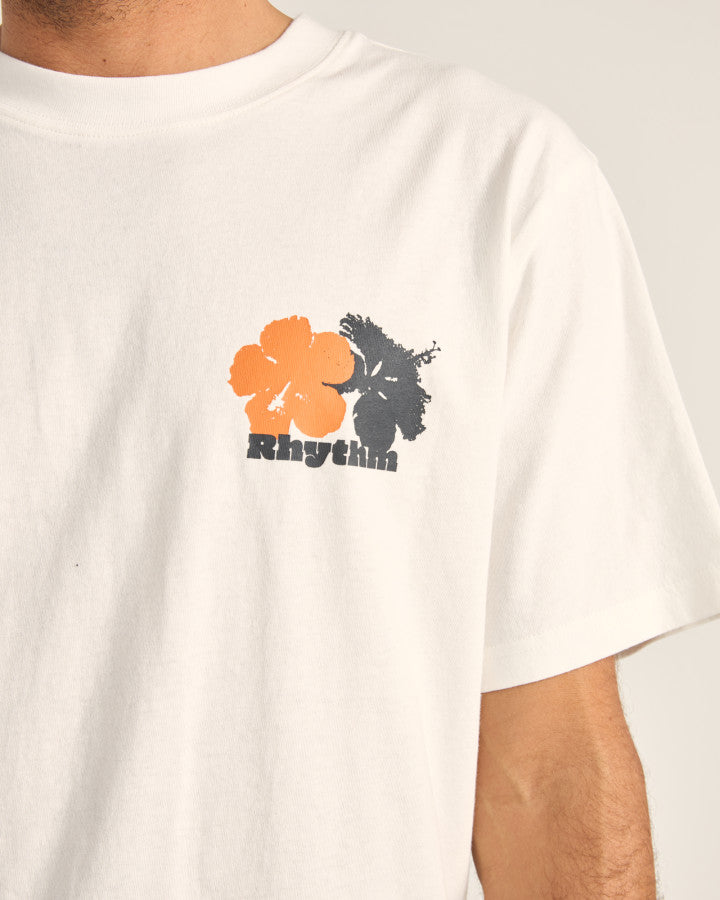 Polera Hombre Tropic Radio Vintage - White