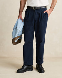 Pantalón Hombre Twill Pressed Trouser - Navy