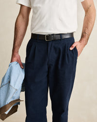 Pantalón Hombre Twill Pressed Trouser - Navy