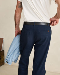 Pantalón Hombre Twill Pressed Trouser - Navy